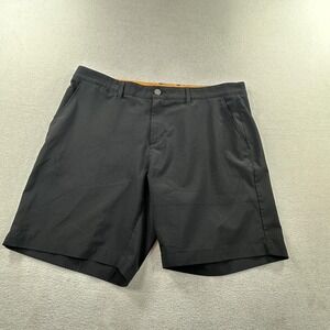 Macade Golf Shorts Mens 38 Black Slim Fit 7" Inseam Stretch Performance